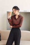  Áo Sơ Mi Họa Tiết FAS255 
