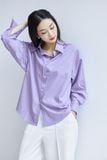  Áo Sơ Mi Sọc Oversize FAS294 