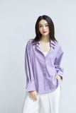  Áo Sơ Mi Sọc Oversize FAS294 