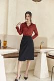  Áo Sơ Mi Chấm Tròn FAS218 