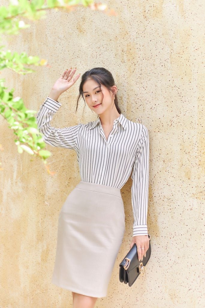  Áo Sơ Mi Sọc FAS229 