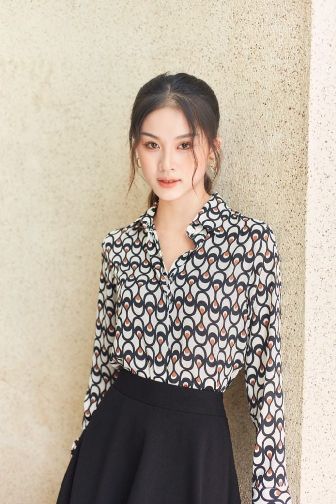  Áo Sơ Mi Họa Tiết FAS236 