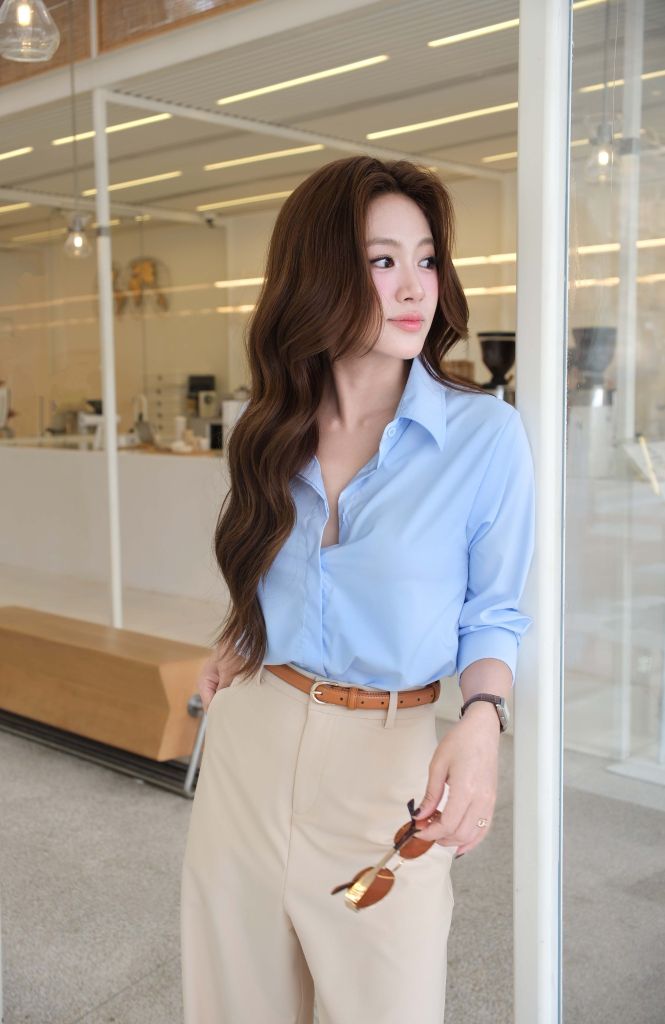  Áo Sơ Mi Trơn Classic FAS368 