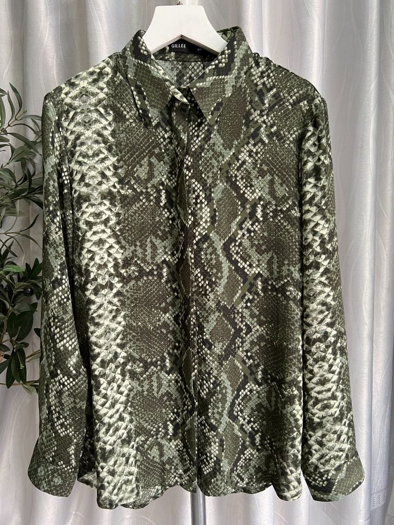  Áo Sơ Mi Họa Tiết FAS267 