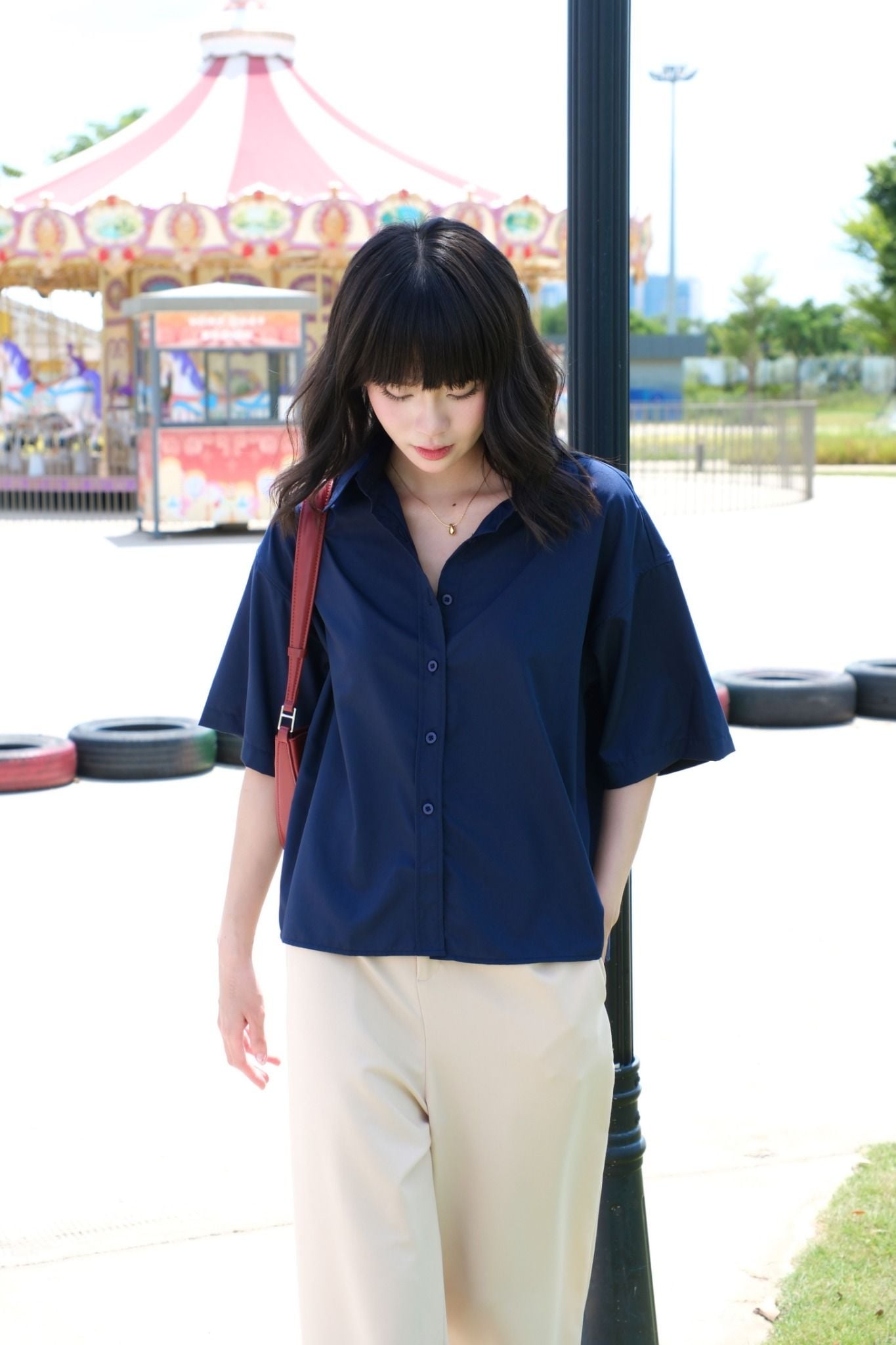  Sơ Mi Tay Ngắn FAS374 