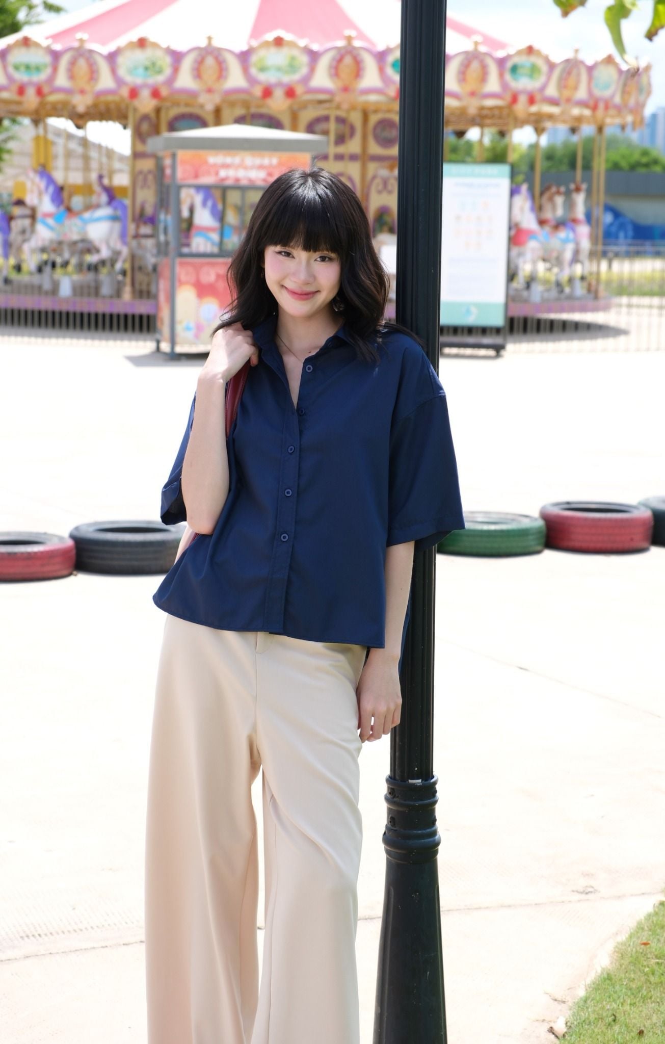  Sơ Mi Tay Ngắn FAS374 