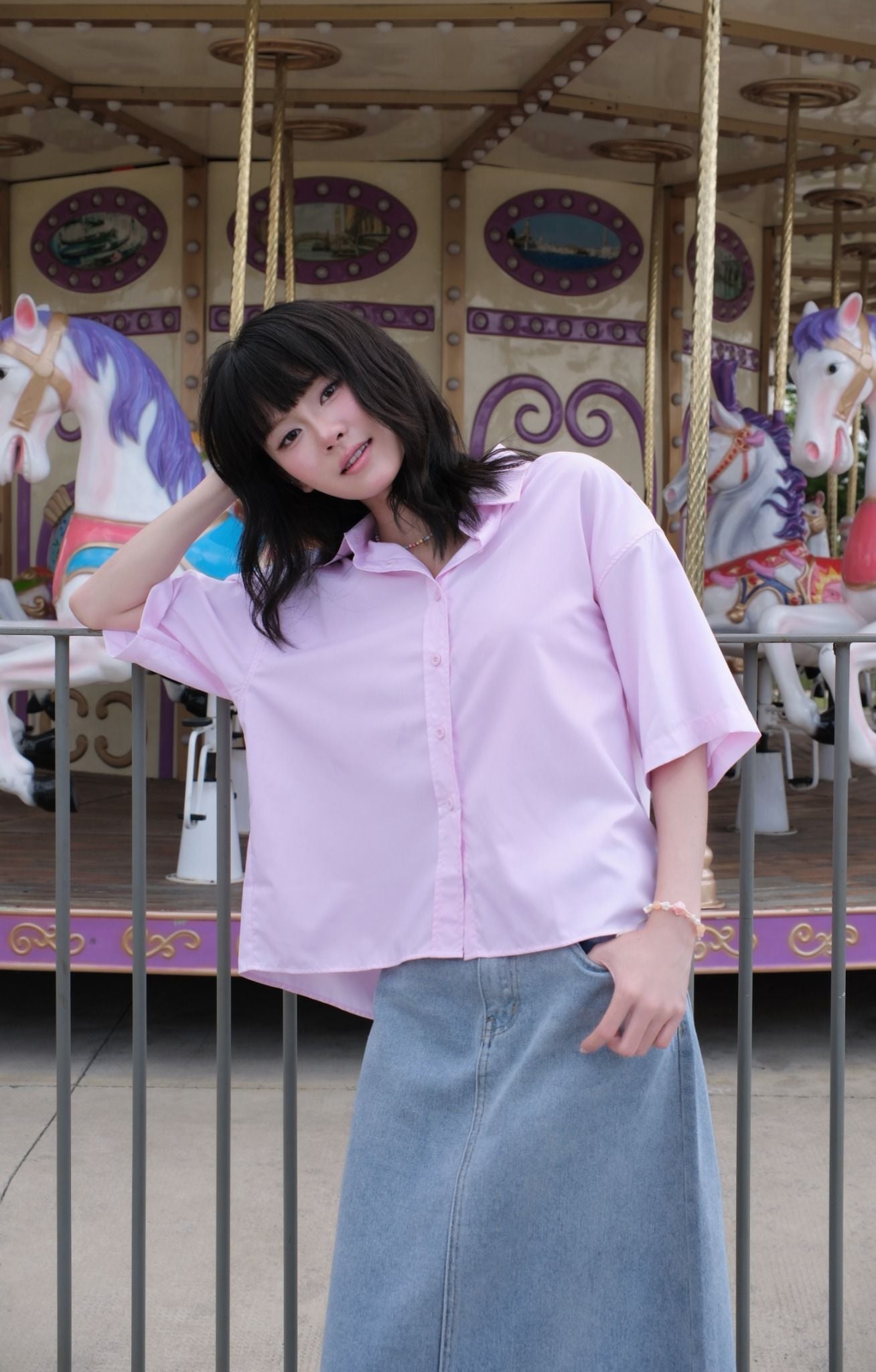  Sơ Mi Tay Ngắn FAS374 