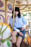  Áo Sơ Mi Sọc Phối Cổ Oversize FAS354 