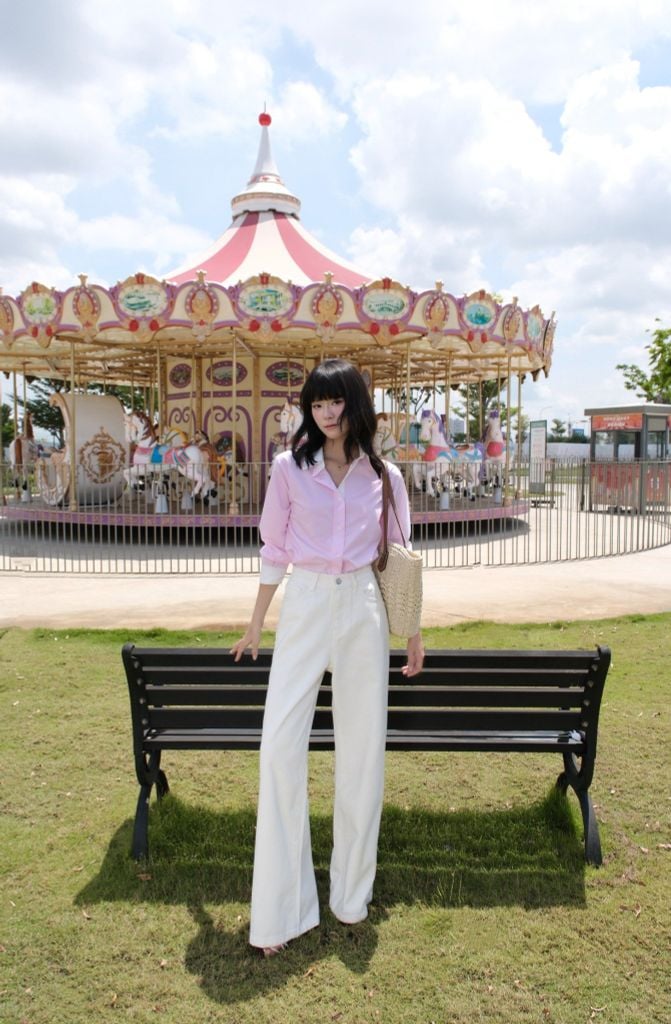  Áo Sơ Mi Phối Classic FAS370 