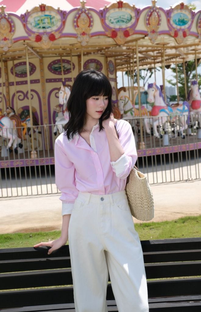  Áo Sơ Mi Phối Classic FAS370 