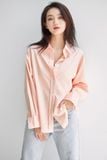  Áo Sơ Mi Sọc Oversize FAS292 