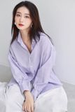  Áo Sơ Mi Sọc Oversize FAS298 