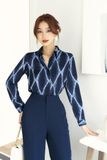  Áo Sơ Mi Hình Thoi FAS206 