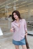  Áo Sơ Mi Sọc Form Rộng+Túi FAS381 