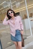  Áo Sơ Mi Sọc Form Rộng+Túi FAS381 