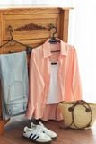  Áo Sơ Mi Sọc Oversize FAS292 