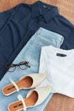  Áo Sơ Mi Trơn Oversize FAS291 