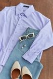  Áo Sơ Mi Trơn Oversize FAS293 