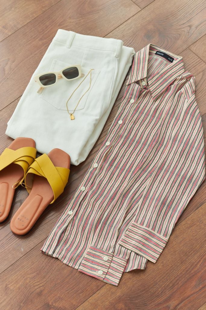  Áo Sơ Mi Hoạ Tiết Regular FAS324 