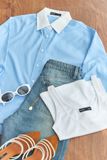  Áo Sơ Mi Phối Oversize FAS351 