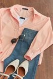  Áo Sơ Mi Sọc Oversize FAS292 