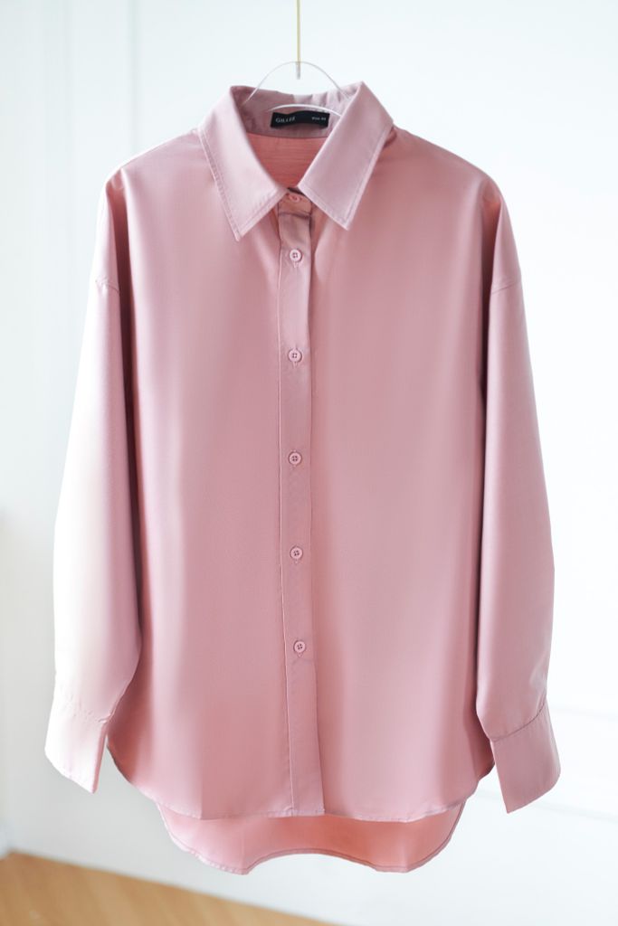  Áo Sơ Mi Trơn Oversize FAS329 