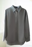  Áo Sơ Mi Trơn Oversize FAS329 