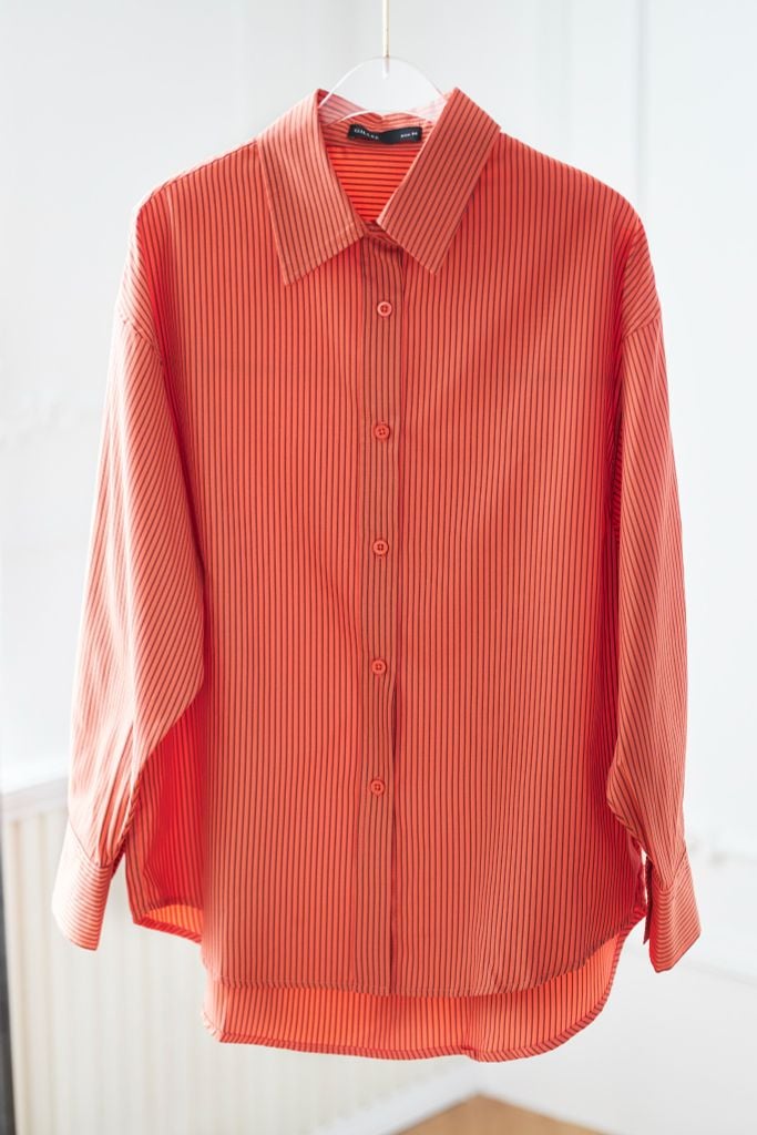  Áo Sơ Mi Sọc Oversize FAS331 