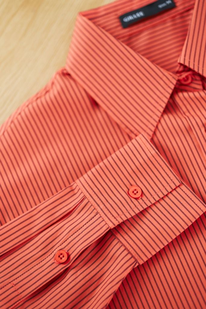  Áo Sơ Mi Sọc Oversize FAS331 