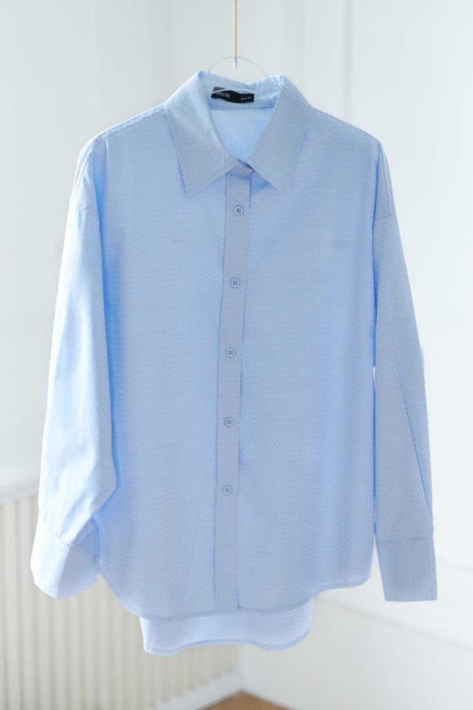  Áo Sơ Mi Sọc Oversize FAS332 