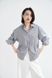  Áo Sơ Mi Sọc Oversize FAS292 