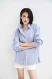  Áo Sơ Mi Sọc Oversize FAS292 