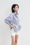  Áo Sơ Mi Sọc Oversize FAS292 