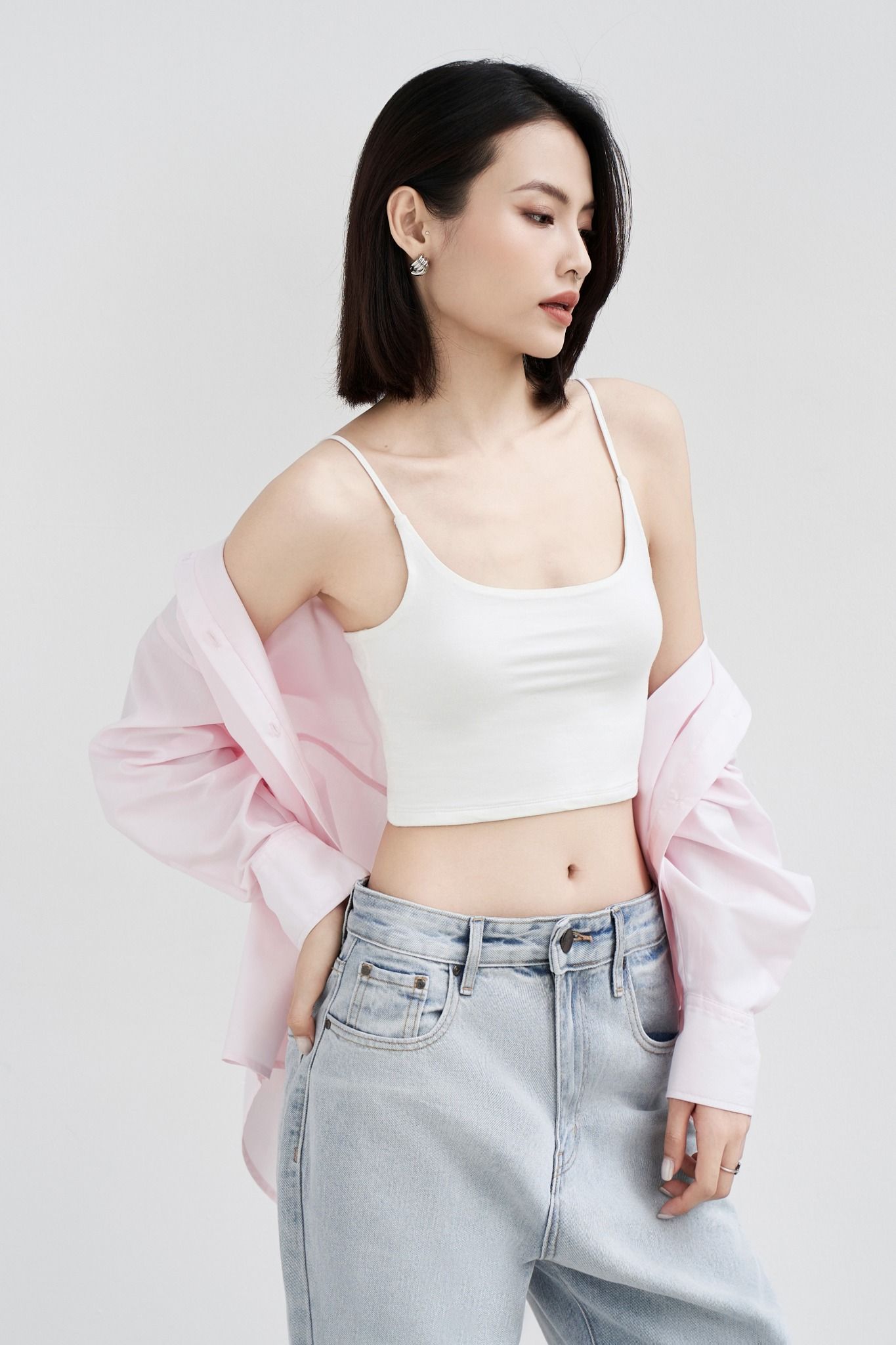  Áo Thun 2 Dây Croptop FAT065 