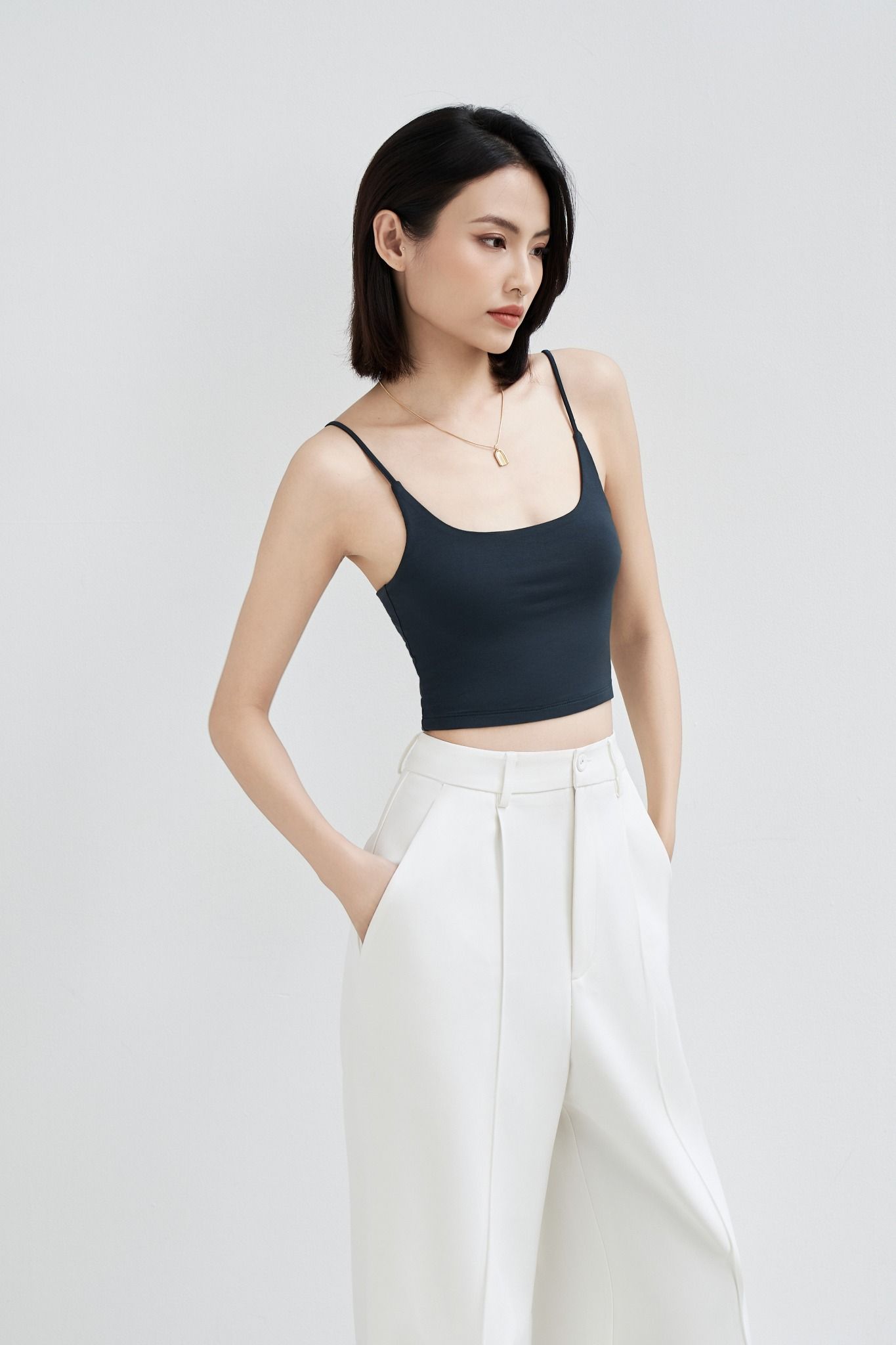  Áo Thun 2 Dây Croptop FAT065 