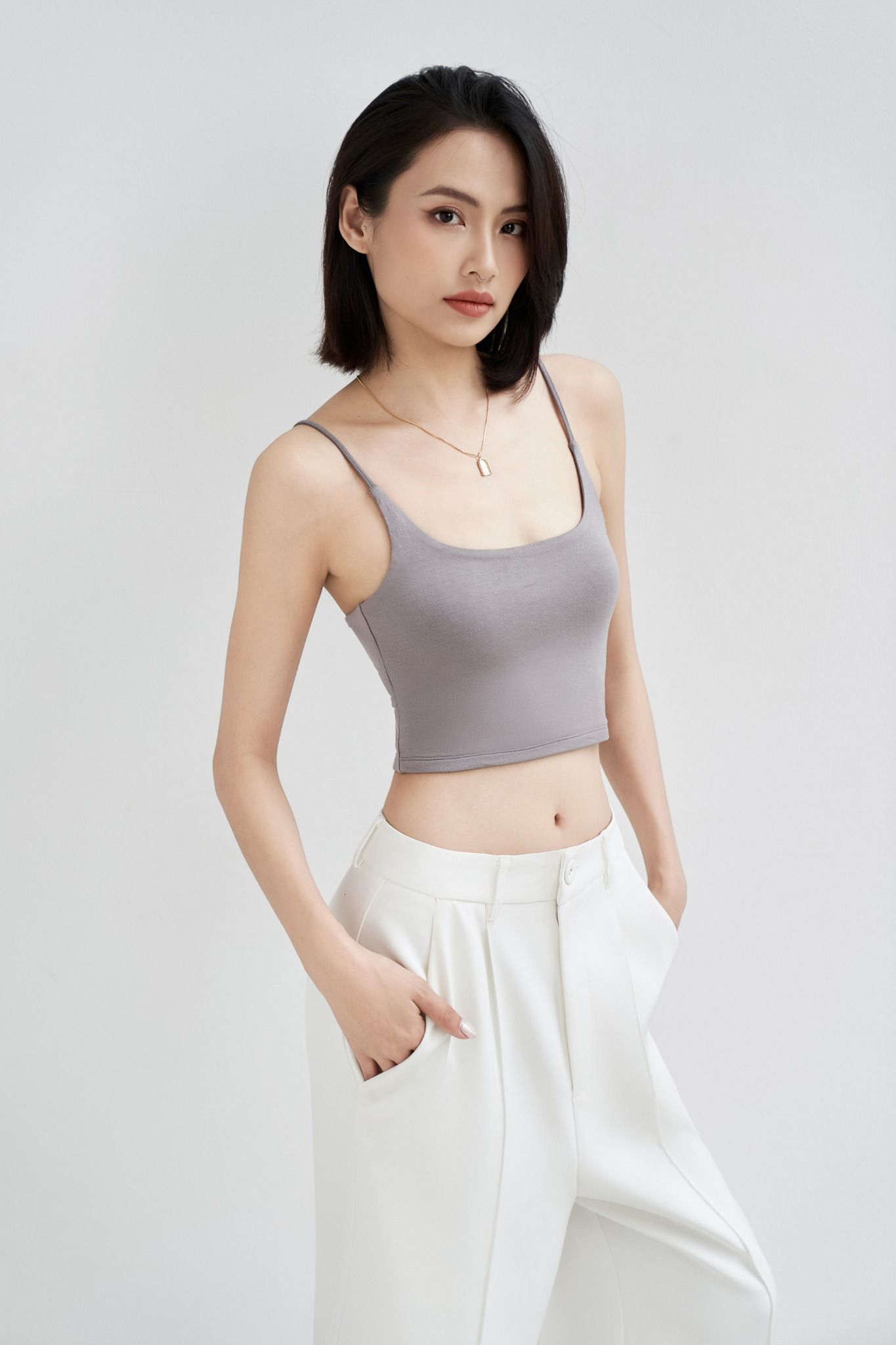  Áo Thun 2 Dây Croptop FAT065 