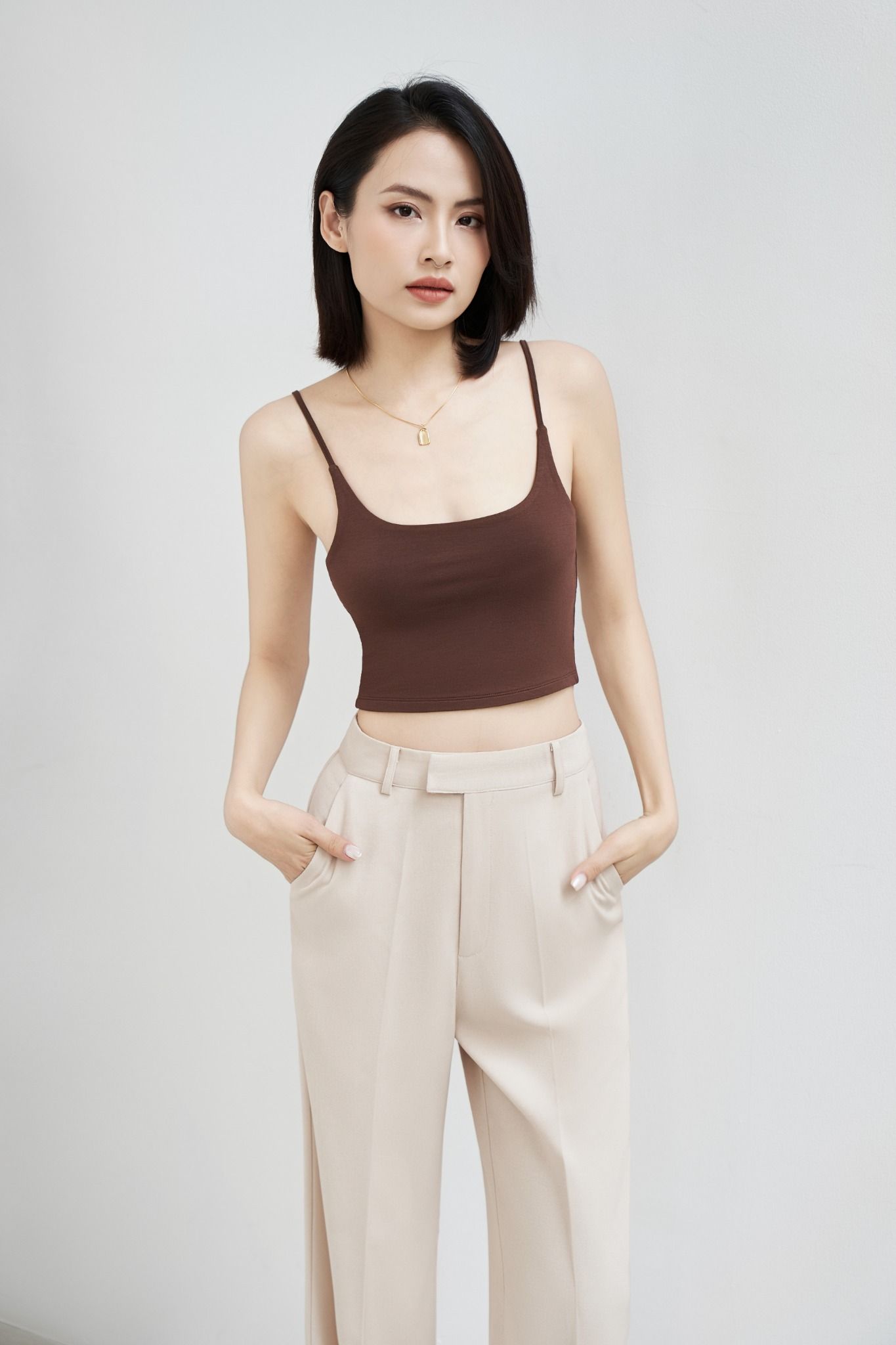  Áo Thun 2 Dây Croptop FAT065 