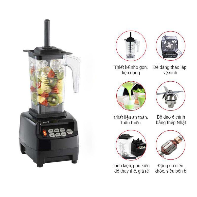  Máy xay sinh tố công nghiệp Omniblend JTC TM-800A. - Hàng Nhập Khẩu Chính Hãng 