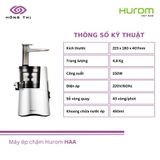  Máy ép chậm Hurom H-AA - Nhập Khẩu Chính Hãng 
