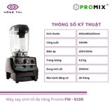  Máy xay công nghiệp PROMIX PM - 919B - Nhập Khẩu Chính Hãng 