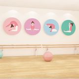  Tranh Fomex EPeBen dán tường nổi 3d Hình Cô Gái Tập Yoga decor trang trí Phòng Thể Dục,Phòng Yoga,Phòng Gym 
