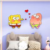  Tranh Fomex EPeBen dán tường nổi 3d Hình Bọt Biển Tinh Nghịch decor trang trí Phòng cho ngủ bé, Phòng khách, Mẫu giáo 