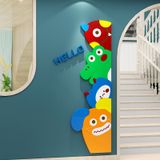  Tranh Fomex EPeBen dán tường nổi 3d Hình Say HELLO decor trang trí Phòng cho bé, Phòng khách, Phòng ngủ, Mẫu giáo 