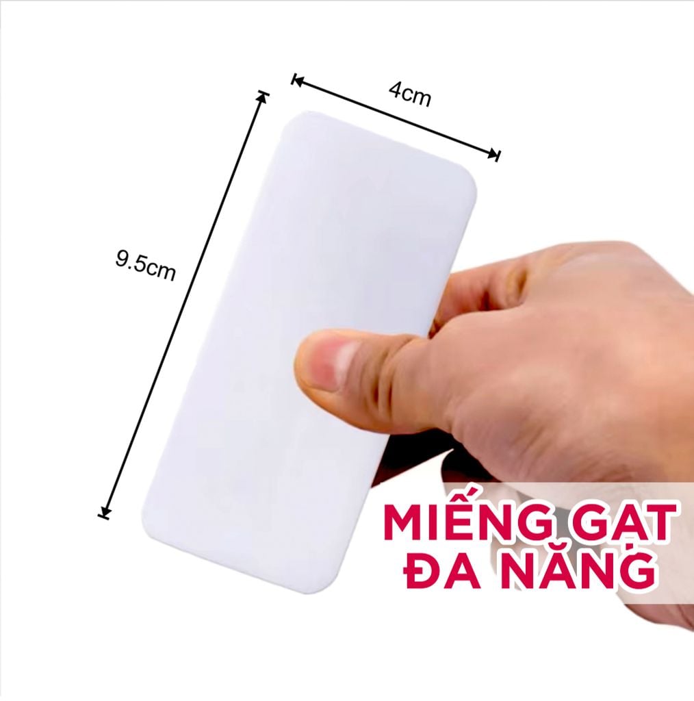  Miếng gạt keo đa năng (1 tấm nhựa cứng) que gạt hỗ trợ bôi quét dán keo hồ, giấy dán tường, dán decal 