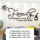  Tranh mica EPeBen dán tường nổi 3d hình Family Home decor trang trí Phòng Khách, Phòng Bếp 