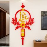  Tranh mica EPeBen dán tường nổi 3d hình Phúc Lộc decor trang trí Nhà Cửa, Phòng Bếp, năm mới tết thư pháp 