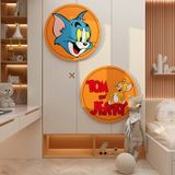  Tranh Fomex EPeBen dán tường nổi 3d Hình Tom và Jerry decor trang trí Phòng ngủ, Phòng khách, Phòng cho bé, Mẫu giáo 