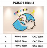  Tranh mica EPeBen dán tường nổi 3d hình vịt, ngỗng, decor trang trí phòng tắm, nhà tắm, khu vui chơi, công viên nước 