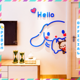  Tranh mica EPeBen dán tường nổi 3d hình Thỏ Dễ Thương decor trang trí Phòng Cho Bé, Phòng Khách 