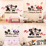  Tranh mica EPeBen dán tường nổi 3d hình mickey và minnie dễ thương decor trang trí phòng ngủ vợ chồng, phòng cho bé 